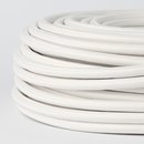 Textilkabel wei 5-adrig 5x0,75 mm mit Stahlseil als...