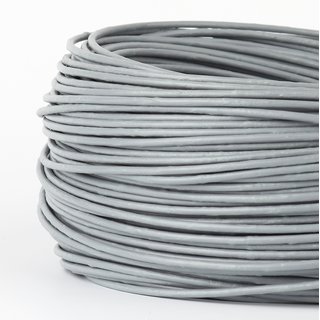 100 Meter PVC Aderleitung 1x0,75 mm² H05V-K grau (NYA-F)...
