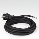 Gummi-Anschlusskabel 2x1mm schwarz 5m fr Elektrowerkzeuge