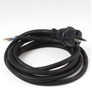 Gummi-Anschlusskabel 2x1,5mm schwarz 3m fr...