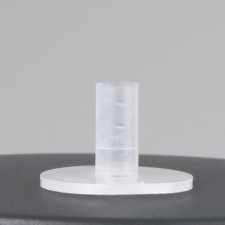 5 x Isolierungstlle transparent fr E27 Fassungen 24x15 mm