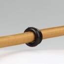 Isolierungs-Gewindenippel M13x1 | Kunststoff schwarz | 15 x 8 mm | Durchgang 8,8 mm