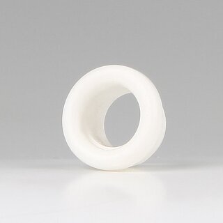 Isolierungs-Gewindenippel M13x1 | Kunststoff wei | 15 x 8 mm | Durchgang 8,8 mm