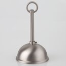 Lampen Baldachin Metall edelstahloptik  80 mm Kugelform...