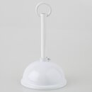 Lampen Baldachin Metall wei lackiert  80 mm Kugelform...