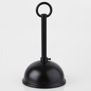 Lampen Baldachin Metall schwarz lackiert  80 mm...