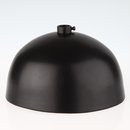 Lampen Baldachin 120x62mm Metall schwarz Kugelform mit...