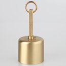 Lampen Baldachin 62x63mm Metall Messing matt Zylinderform...