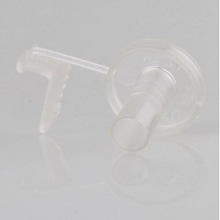 5 x Isolierungstülle TZ14 für E14 Fassung transparent mit Kragen und Zugentlastung