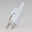 Schutzkontakt-Stecker grau 250V/16A mit Knickschutztuelle...