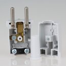 Schutzkontakt-Stecker grau mit Knickschutztülle – 250V/16A – aus schlagfestem Thermoplast, Kaiser