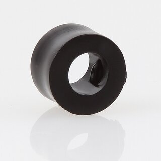 Lampen Stellring Kunststoff schwarz &ndash; 13x11 mm, 6,5 mm Durchgang mit Madenschraube