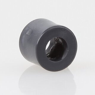Lampen Stellring Kunststoff grau &ndash; 13x11 mm, 6,5 mm Durchgang mit Madenschraube