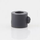 Lampen Stellring Kunststoff grau &ndash; 13x11 mm, 6,5 mm...