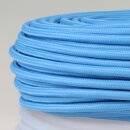 Textilkabel Stoffkabel himmelblau 3-adrig 3x0,75...