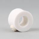 Lampen Stellring Kunststoff weiß – 18x10 mm, 10,5 mm Durchgang mit Madenschraube