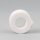 Lampen Stellring Kunststoff weiß – 18x10 mm, 10,5 mm Durchgang mit Madenschraube