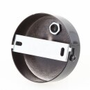 Lampen Zier-Baldachin Metall schwarz Ø 80 mm...