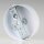 Lampen Zier-Baldachin Metall weiß Ø 80 mm für 2 Lampenpendel mit Zugentlaster