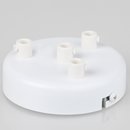 Lampen  Metall Baldachin 100x25mm weiss fr 4...