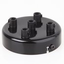 Lampen  Metall Baldachin 100x25mm schwarz fr 5...