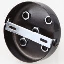 Lampen  Zier-Baldachin Metall schwarz 100x25 mm für...