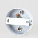 Lampen Zier-Baldachin Metall weiß Ø 80 mm...