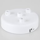 Lampen  Metall Baldachin 100x25mm weiss fr 4...