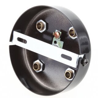 Lampen Zier-Baldachin Metall schwarz  100 mm fr 5 Lampenpendel mit Metall-Zugentlaster