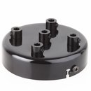Lampen  Metall Baldachin 100x25mm schwarz fr 5...