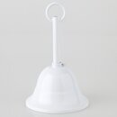 Lampen Baldachin &ndash; Metall wei, Tulpenform  90 mm...