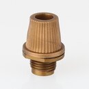 M10x1x7 Klemmnippel Zugentlastung Gold mit...