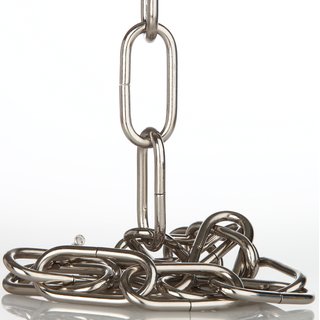 4,85 mm Lampenkette Zierkette 24x55 glatt für schwere...