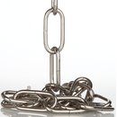 4,85 mm Lampenkette Zierkette 24x55 glatt fr schwere...