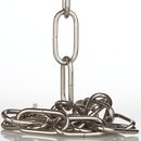 Lampen Metall-Kette 4,85 mm 24x55 | Vernickelt | Zum...