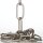 Lampen Metall-Kette 4,85 mm 24x55 | Vernickelt | Zum Aufhängen schwerer Lampen & Kronleuchter | Belastbar bis 25 kg - Meterware