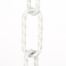 Lampen Metall-Kette 3,8 mm gedreht 20x47 | Weiß...