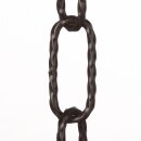 Lampen Metall-Kette 3,8 mm gedreht 20x47 | Schwarz...