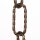 Lampen Metall-Kette 3,8 mm gedreht 20x47 | Antik Fumé | Zum Aufhängen schwerer Lampen & Kronleuchter | Belastbar bis 18 kg - Meterware