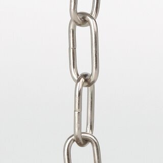 Lampen Metall-Kette 2,0 mm | Vernickelt | Zum Aufhngen schwerer Lampen & Kronleuchter | Belastbar bis 10 kg - Meterware