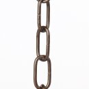 Lampen Metall-Kette 2,0 mm 10x20 | Antik Fumé | Zum Aufhängen schwerer Lampen & Kronleuchter | Belastbar bis 10 kg - Meterware