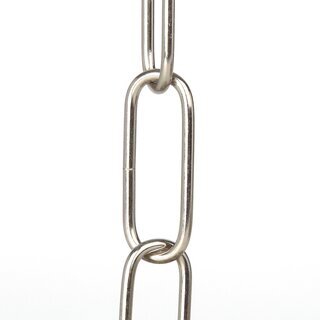 Lampen Metall-Kette 2,8 mm 16x39 | Vernickelt | Zum Aufhngen schwerer Lampen & Kronleuchter | Belastbar bis 12 kg - Meterware