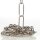 Lampen Metall-Kette 2,8 mm 16x39 | Vernickelt | Zum Aufhängen schwerer Lampen & Kronleuchter | Belastbar bis 12 kg - Meterware