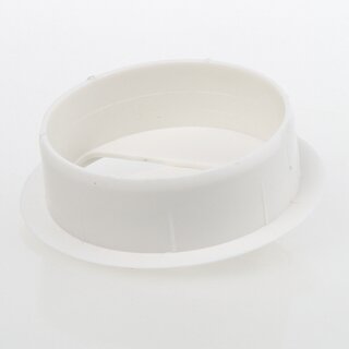Kabeldurchfhrung fr Tisch & Arbeitsplatten |  59 mm | Kunststoff wei | Mit drehbarer ffnung | Heidemann
