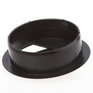Kabeldurchfhrung fr Tisch & Arbeitsplatten |  59 mm | Kunststoff schwarz | Mit drehbarer ffnung | Heidemann