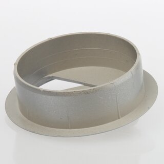 Kabeldurchfhrung fr Tisch & Arbeitsplatten |  59 mm | Kunststoff silber | Mit drehbarer ffnung | Heidemann