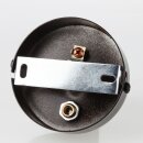 Lampen Zier-Baldachin Metall schwarz Ø 80 mm für 2 Lampenpendel mit Metall-Zugentlaster
