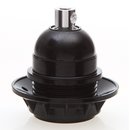 E27 Bakelit Fassung schwarz Teilgewindemantel 1...
