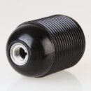 E27 Bakelit Lampenfassung schwarz mit Außengewinde...