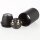 E14 Thermoplast Fassung schwarz Glattmantel mit Zugentlaster Quetschv. Kunststoff transparent